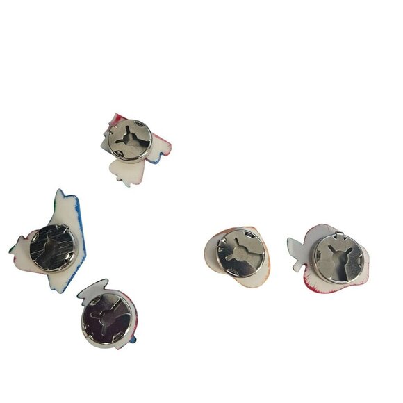 5 Teacher School Button‎ Covers Apple Globe Chalkboard Artsy Art You Wear - Picture 2 of 7